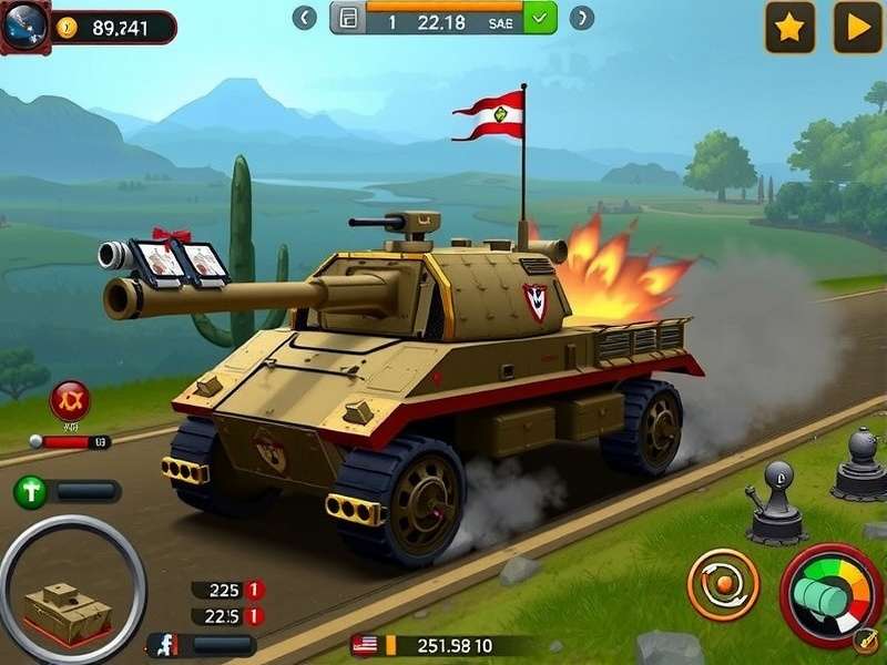 Tank Crusader Game Screenshot